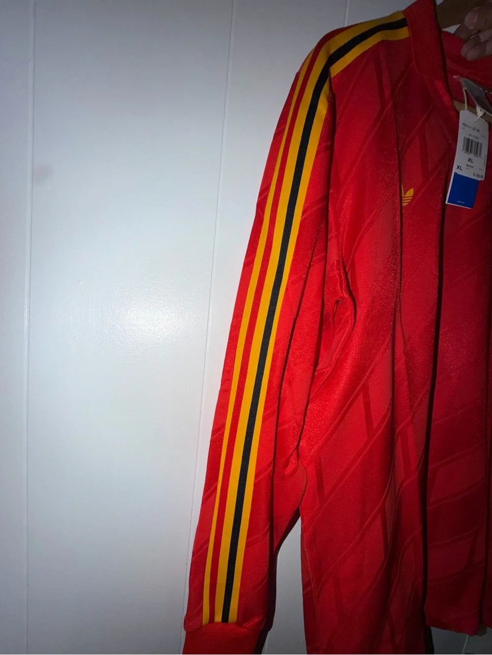 Men Adidas Belgium Retro long sleeve jersey Size XL